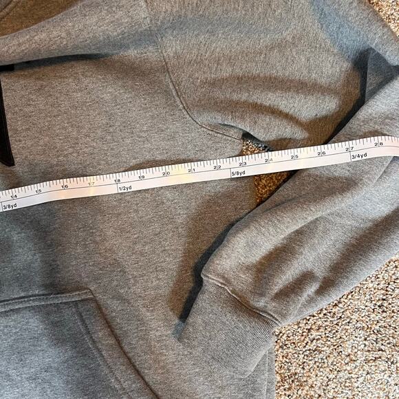 Caterpillar Men's Grey Pullover Hooded Long Sleeve Sweatshirt. Size M - Picture 5 of 8